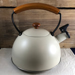 OGGI Brew SS Whistling Kettle, Large, Cream