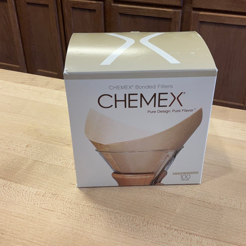Chemex Filters, Folded, 100 ct., Natural Squares