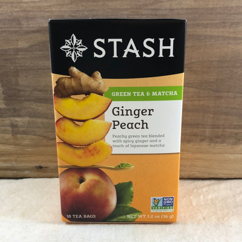 Stash Ginger Peach with Matcha Green, 18 ct.